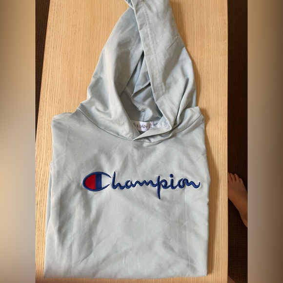 CHAMPION Mint t-shirt hoodie - Picture 1 of 3